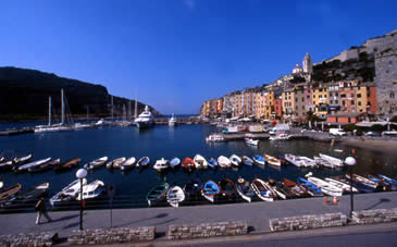 Panoramica del porto di Porto Venere